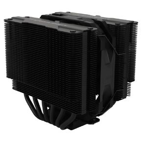 Peerless Assassin 120 MINI Black CPU Air Cooler, 6 Heat Pipes Dual Towers Cooler, with Dual TL-D12B PWM Fans, Desktop PC Cooler for Intel LGA 1851/1700/1150/1151/1200/2011,AMD:AM4/AM5
