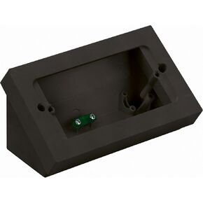 VIMAR 30784.G Linea Tilted Desktop Box, 4 Modules Installation, in Double Version: 1-Maximum Depth 32 mm, 2-Maximum Depth 44 mm, to be Completed with Stand and Plate.