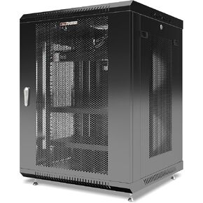 Sysracks 15U شبكات خزانة عمق الخادم عمق 24 بوصة حاوية شبكة قفل الشبكة مع المروحة ، شريط الطاقة ، أرفف ، القدمين ، إدخالات كابلات الغبار وغيرها من الملحقات