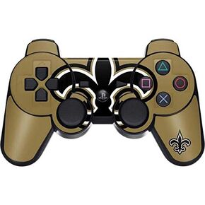 Skinit Decal Gaming Skin Compatible with PS3 Dual Shock Wireless Controller - Officially Licensed NFL New Orleans Saints Large Logo Design