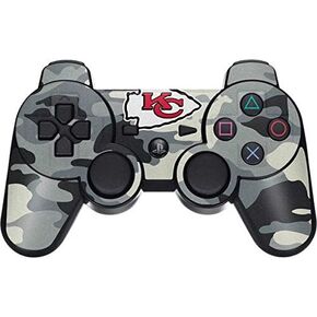 ألعاب Skinit Scenit Gaming متوفرة مع وحدة تحكم لاسلكية Dual Frack PS3 - NFL Kansas City Chief Design