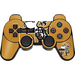 Skinit Decal Gaming Skin Compatible with PS3 Dual Shock Wireless Controller - Officially Licensed NFL New Orleans Saints Retro Logo Design