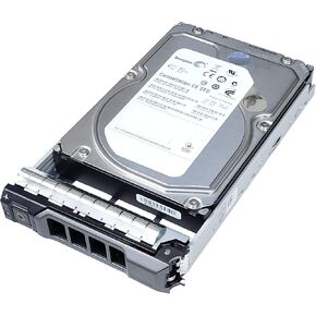 Seagate 2tb 7.2k 3.5 "6GB/S SAS HOT SWAP DOCN مع صينية متوافقة مع خوادم Dell PowerEdge R710 و R720 و R730 (متجددة)