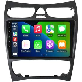 9" IPS Touch Screen 8Core 2+32GB Android Car Stereo for Benz CLK 2002 2003 2004 2005 Car Radio Built-in Car-Play Android Auto GPS Navigation