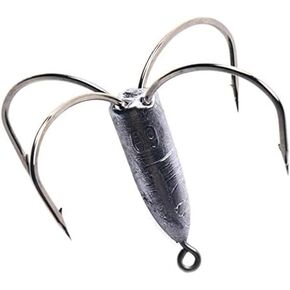 50g High Carbon Steel 4-Jaw Fishing Anchor Hook Super Sharp Sea Fishing Hooks