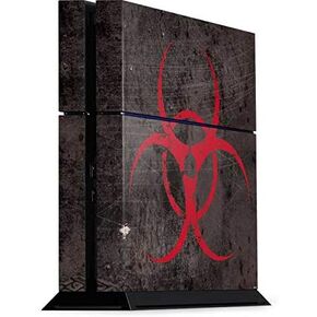 Skinit Decal Gaming Skin for PS4 Console - Officially Licensed Skinit Originally Designed Biohazard Red Design