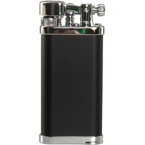 IM Corona Old Boy Black And Chrome Pipe Lighter