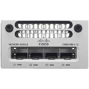 Cisco C3850-NM-4-1G 4-Port 1GB SFP Network Module for 3850 Series (Renewed)