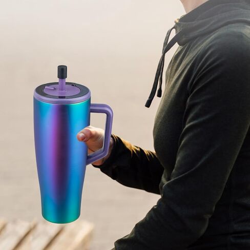 2 Pack Magnetic Straw Caps Compatible with BrüMate All Era and Resa Tumblers, Silicone Straw Caps Toppers Compatible with Brumate Accessories, Covers Protectors BPA Free (Black) in Kuwait