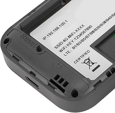 4G LTE Portable Router, Mobile Hotspot with SIM Card Slot, Supports 8-10 Users Stable 3000mAh Battery, Made of Premium ABS for Home, Office, Traveling (European Version) in Saudi Arabia