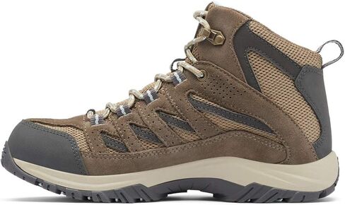 Columbia Women's Crestwood Mid Waterproof Hiking Boot, Nori/Peach Blossom, 10 M US in Saudi Arabia