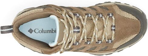 Columbia Women's Crestwood Mid Waterproof Hiking Boot, Nori/Peach Blossom, 10 M US in Saudi Arabia
