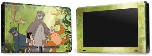 Skinit Decal Gaming Skin Compatible with Nintendo Switch Bundle - Officially Licensed Disney Jungle Book Baloo Portrait Design in Saudi Arabia