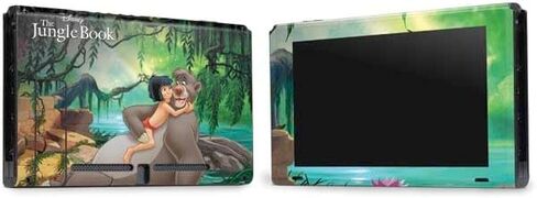 Skinit Decal Gaming Skin Compatible with Nintendo Switch Bundle - Officially Licensed Disney Jungle Book Baloo Portrait Design in Saudi Arabia