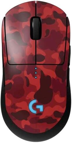 Skinit Decal Other Skin Compatible with G Pro Wireless Gaming Mouse - Red Street Camo Design in Kuwait