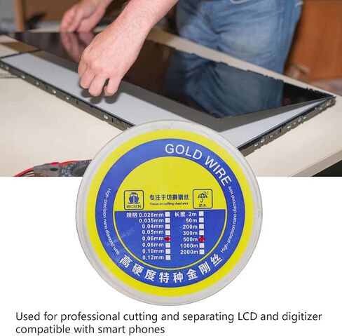 LCD Screen Separation Wire High Tensile Strength Wear Screen Separation Line for Phone Repairs (500m) in Kuwait