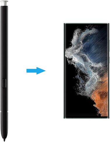 [New] [Without Bluetooth] Duotipa S22 Ultra 5G S Pen Replacement for Galaxy S22 Ultra 5G All Version with Tips/Springs (White). in Saudi Arabia