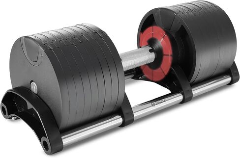 مجموعة دمبل قابلة للتعديل بوزن 70 رطل من SQUATZ، وزن قابل للتعديل لاستبدال 9 دمبل مع 1، تعديلات سريعة للوزن مع تقنية قفل ملتوي، لتمرين الجسم بالكامل ورفع الأثقال in Kuwait