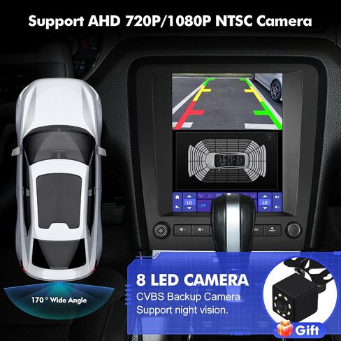 Android 13 Car Radio for 2+32G Ford Mustang 2010-2014 9.7'' 1280 * 720 Touchscreen Car Stereo with Carplay Android Auto Backup Camera Mirror Link GPS Navigation WiFi 6 Bluetooth 5.4 FM SWC in Saudi Arabia