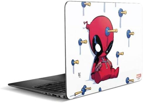 Skinit Decal Laptop Skin Compatible with Zenbook UX305FA 13.3in - Officially Licensed Marvel Deadpool Wade Wilson Design in Saudi Arabia