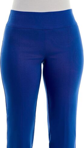 Zac & Rachel Women's Petite Millennium Fabric Pull-On Slim Leg Pant, Chino, 8P in Kuwait