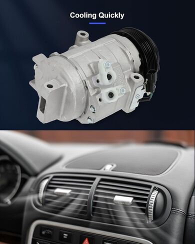 ECCPP 1999-2001 ل دودج Ramcharger ل دودج ل Ram 1500 2500 3500 3.9L 5.2L CO 4785C ضاغط مكيف الهواء مع قابض SD7H15 in Kuwait