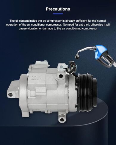 ECCPP 1999-2001 ل دودج Ramcharger ل دودج ل Ram 1500 2500 3500 3.9L 5.2L CO 4785C ضاغط مكيف الهواء مع قابض SD7H15 in Kuwait