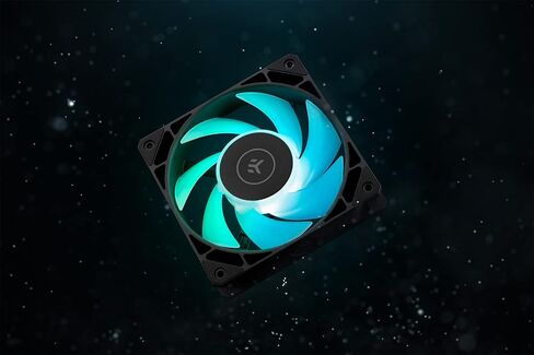 EKWB EK-Loop FPT 120mm Fan, 550-2300 RPM, Digital RGB, Black, 3-Pack in Saudi Arabia