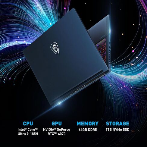 كمبيوتر محمول للألعاب MSI Stealth 16 AI Studio مقاس 16 بوصة 120 هرتز MiniLED: Intel Core Ultra 9، NVIDIA Geforce RTX 4090، 64 جيجابايت DDR5، 2 تيرابايت NVMe SSD، Thunderbolt 4، Cooler Boost Trinity+، Win 11 PRO: Star Blue A1VIG-026US in Saudi Arabia