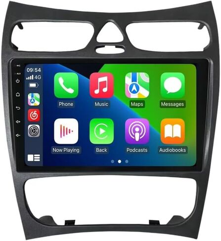 9" IPS Touch Screen 8Core 2+32GB Android Car Stereo for Benz CLK 2002 2003 2004 2005 Car Radio Built-in Car-Play Android Auto GPS Navigation in Kuwait