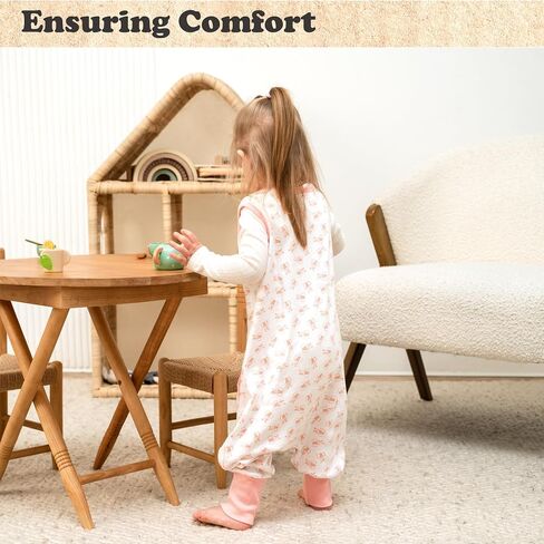 كيس نوم للأطفال الصغار مع أقدام، كم طويل، 2-3T، عبوة واحدة in Kuwait