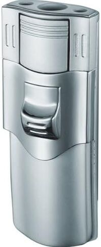 Visol Phantom Chrome Matte Double Torch Plame Flame Lighter in Kuwait
