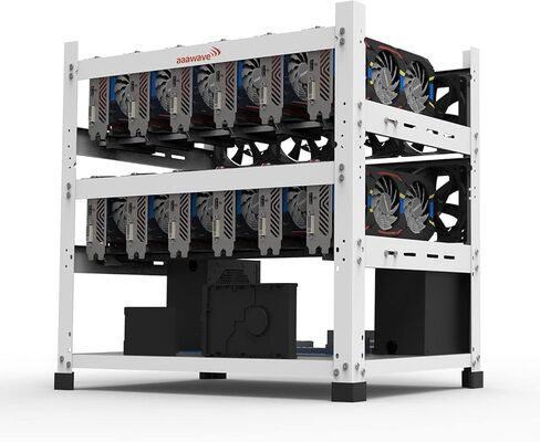 حزمة خاصة - AAAWAVE 12GPU إطار منصة تعدين الإطار المفتوح و Titanium Micro PD560 500GB 2.5 "SATA III SSD (أبيض) in Kuwait