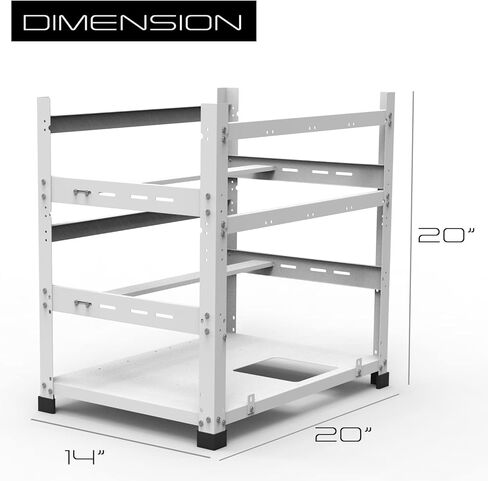 حزمة خاصة - AAAWAVE 12GPU إطار منصة تعدين الإطار المفتوح و Titanium Micro PD560 500GB 2.5 "SATA III SSD (أبيض) in Kuwait