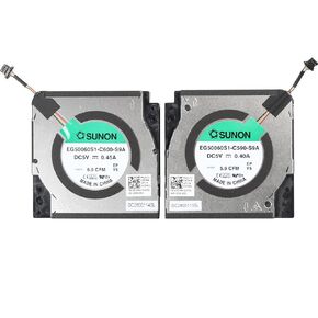 New CPU+GPU Cooling Fan Replacement for DELL Precision 5470 5480 5490 Series, P/N: 05CPMD EF50060S1-C600-S9A 03FCRK EG50060S1-C590-S9A