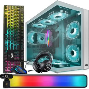 MTG Khuno Gaming Tower PC- Intel Core i7 4th Gen, GTX 1660S 6GB 192bits, 16GB RGB ARGB Ram, 1TB Nvme, 27 Inch 165HZ Gaming Monitor, Gamer Bundle Combo, Webcam, Windows 11 Pro