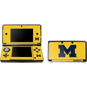 Skinit Decal Gaming Skin Compatible with 3DS (2011) - Officially Licensed College Michigan M Logo Yellow Design
