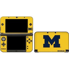 Skinit Decal Gaming Skin Compatible with 3DS XL 2015 - Officially Licensed College Michigan M Logo Yellow Design