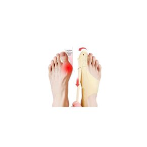 2 Pcs Bunion Corrector & Adjustable Toe Spacer for Women & Men-Big Toe Support with Side & Heel Straps, Hallux Valgus Pain Relief, Comfortable for Day & Night.