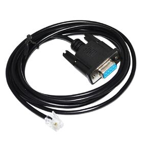 RS232 D-SUB 9 PIN DB9 FEALE to RJ9 RJ11 4P4C Serial Cable for PC to Hand Controller of AVX Mount KABLE(3metres)