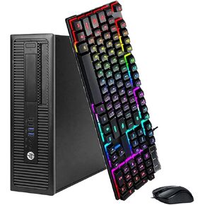 HP EliteDesk 800 G1 SFF Business Desktop Computer, Intel Quad Core i7-4770 up to 3.9GHz, 16GB RAM, 1TB HDD, 256GB SSD, WiFi, Windows 10 Pro (Renewed)