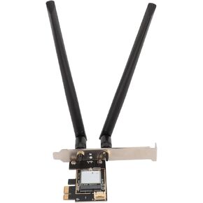 MT7925 Network Card, 5400Mbps 2.4G 5G 6G PCIe Network Card, Band 5.3 Network Card with MU MIMO Technology, Network Card Adapter for Win 10 11 Openwrt
