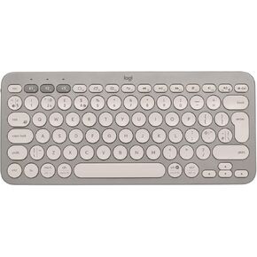 Logitech K380 Multi-Device Bluetooth Wireless Keyboard US QWERTY - Sand