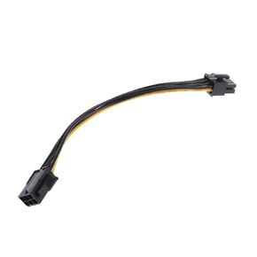 1 Pcs 6 Pin to 8 Pin Power Adapter Cable 6 Pin to 8 Pin PCIe Power Cord for PCI-e Video Cards Power Extension Cable Adapter