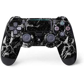 Skinit Decal Gaming Skin for PS4 Pro/Slim Controller - Officially Licensed Skinit Originally Designed Crushed Black Design