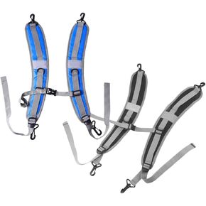 2pcs Adjustable Shoulder Strap for Camera Bags Padded Crossbody Replacement Straps for Outdoor Photography Ergonomic Design for Comfortable Travel