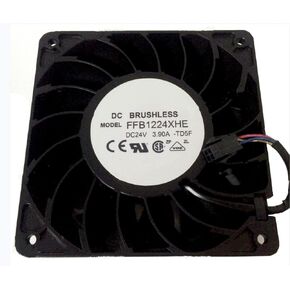 FFB1224XHE DC24V 3.90A 120X120X38mm 4-Wire Cooling Fan
