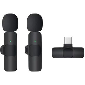 Chainwhip Wireless Microphone for Type-C Smartphone PC Computer Studio Gaming Vlog Mic YouTube Live Broadcast Mobile Phone TYPEC