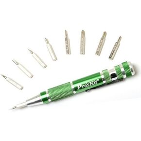 SD-9814 9 in 1 Aluminum Alloy Handle Precision Screwdriver Set Pen Style Screws for Cellphone Phone Repairing Open Tool