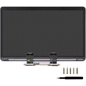 LCDOLED Replacement 13.3 inches 2560x1600 Full LCD Screen Complete Top Assembly for MacBook Pro 13" A1989 Mid 2018 2019 MR9Q2 MR9R2 MR9T2 MR9U2 MR9V2 MV962 MV972 MV982 MV992 MV9A2 (Silver)